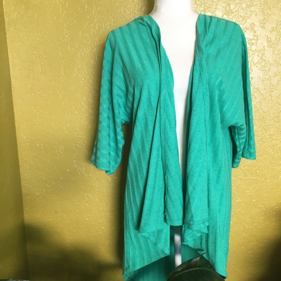 Lularoe Cardigan Green Size Small - Picture 1 of 4